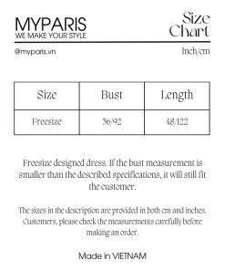 bảng size myparis