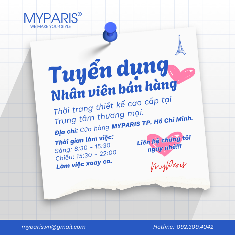 Bai dang Instagram Thong bao Tuyen dung Hien dai Vang den 3
