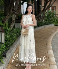 Đầm suông tầng thêu hoa chính hãng MYPARIS
