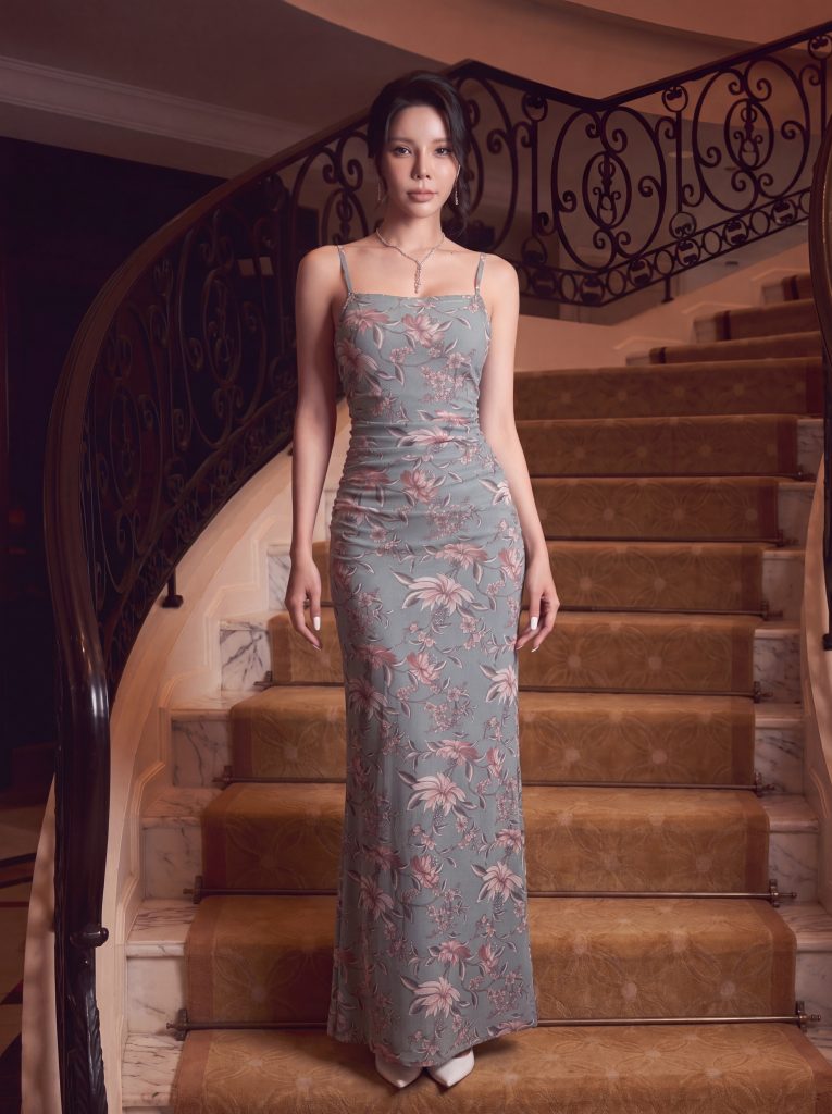 Đầm body hoa chính hãng MYPARIS